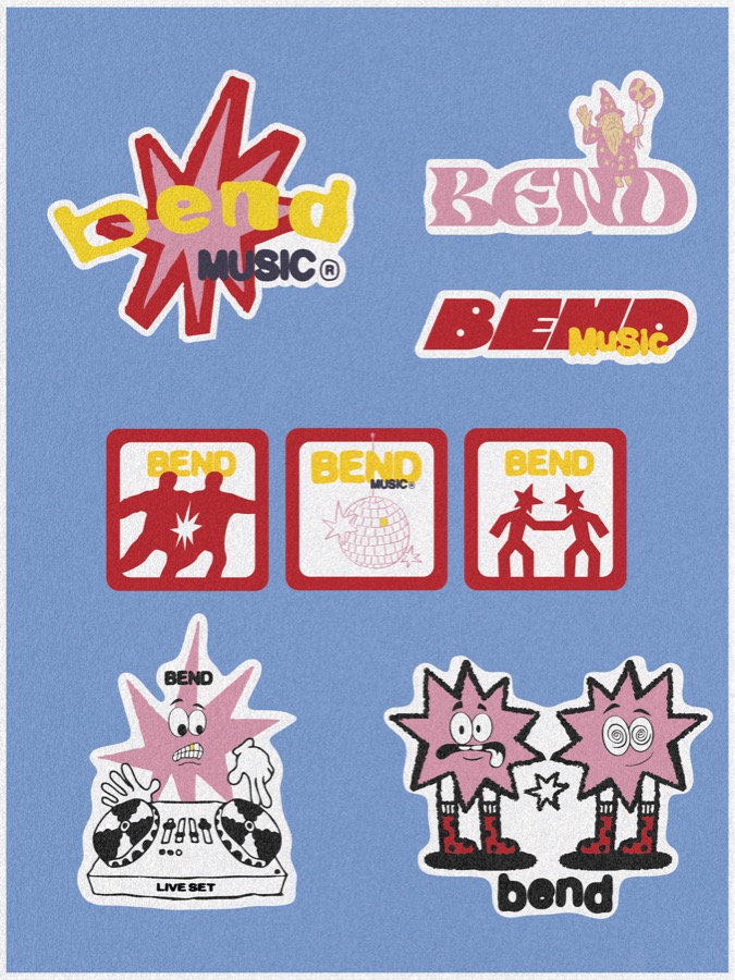 BEND Pack de Calcos